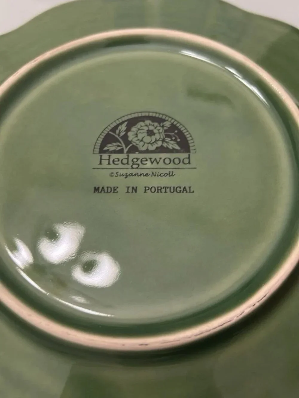 Hedgewood Suzanne Nicoll Portugal 8” Decorative Bread Plate * Set of 4